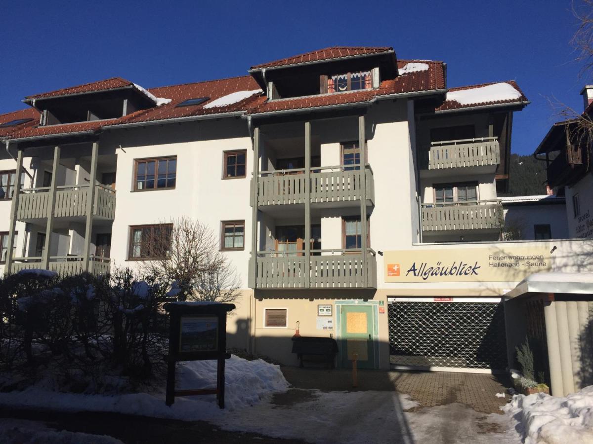 Apartamento Residenz Allgaeublick, Ihr Bett Im Allgaeu Bad Hindelang Exterior foto